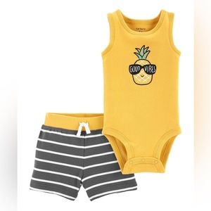 Carter's Good Vibes Short Set Size 12 Months‎